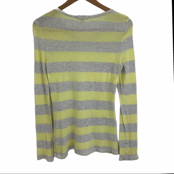 GAP | Yellow & Gray Striped Sweater - Picture 3 of 10